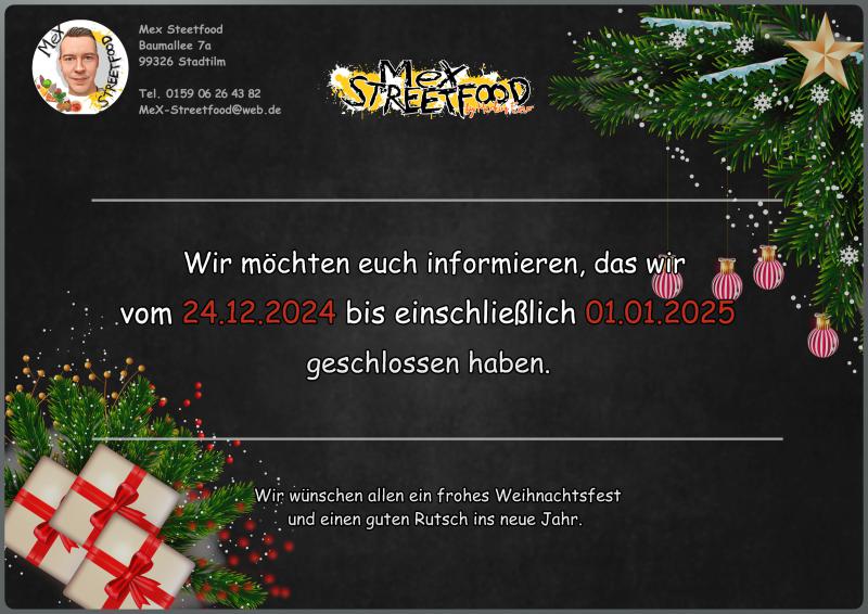 Urlaub Weihnachten 2024