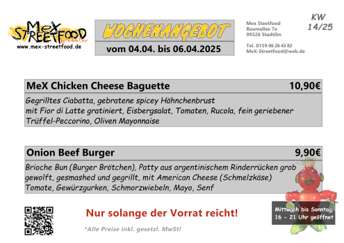 Wochenangebot KW 14/2025