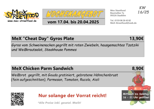 Wochenangebot KW 16/2025