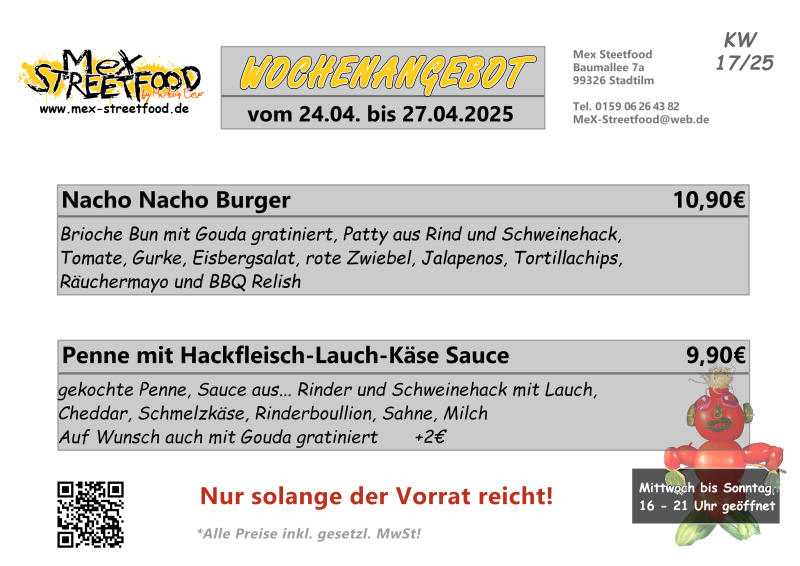 Wochenangebot KW 17/2025