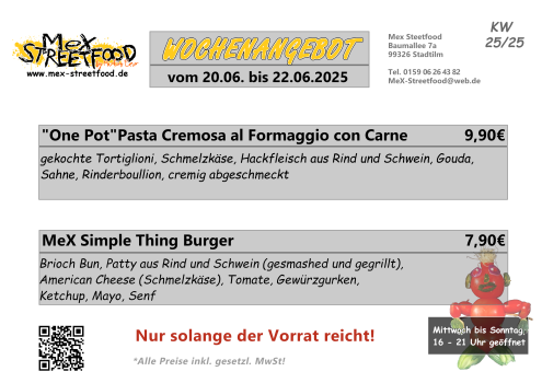 Wochenangebot KW 25/2025