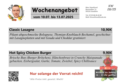 Wochenangebot KW 28/2025