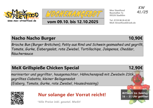 Wochenangebot KW 41/25